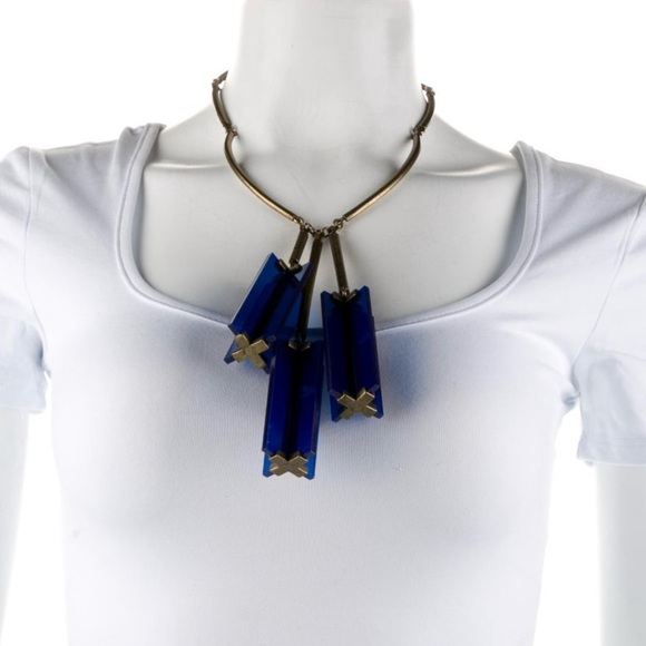 Lele Rose Acryllic Lavalier Necklace - Picture 3 of 9